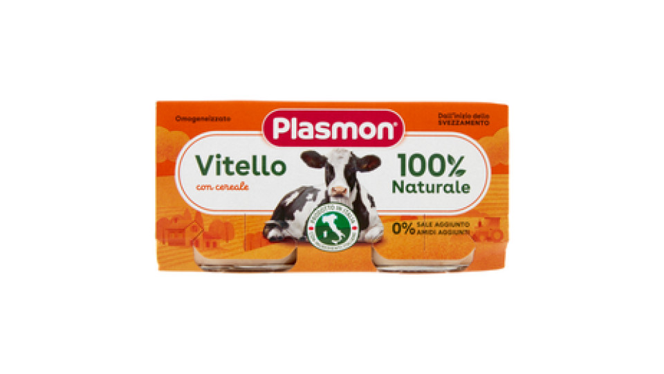 Plasmon Vitello Omogeneizzato con vitello e cereale
