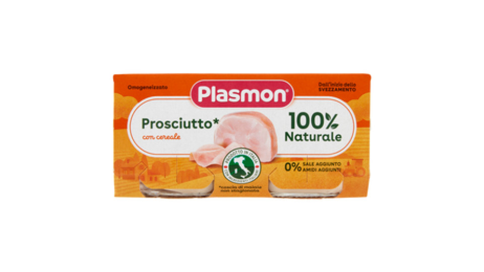 Plasmon omogeneizzato di prosciutto cotto x2