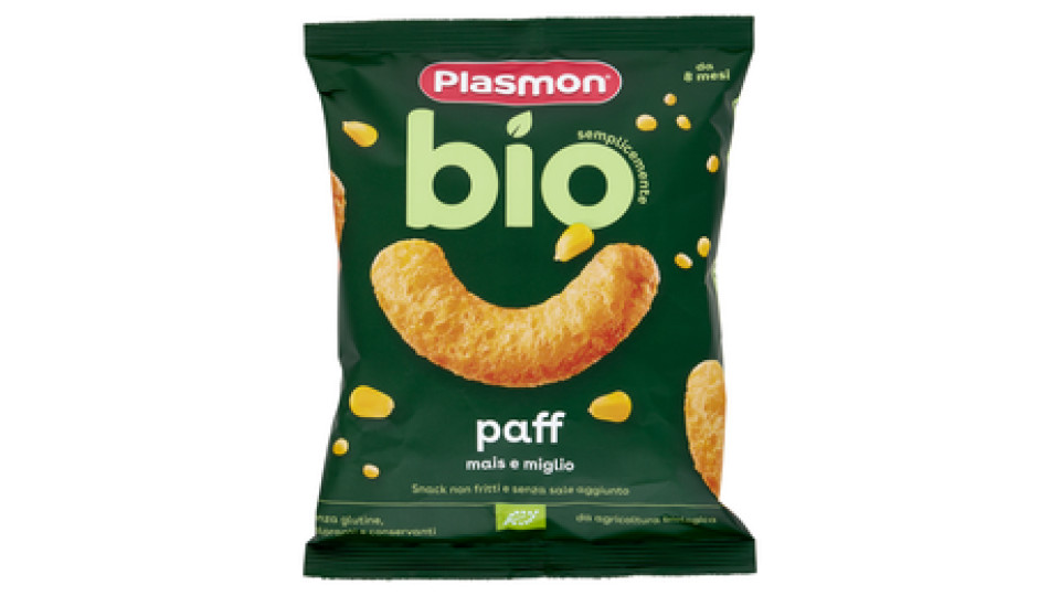 Plasmon semplicemente bio paff mais e miglio 15 g
