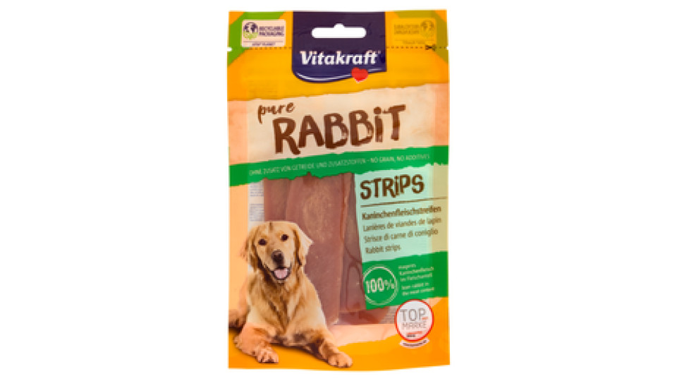 Vitakraft pure Rabbit Strisce di carne di coniglio