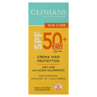 Clinians Bellezza Solare Crema Viso Protettiva Anti Age SPF 50+ Molto Alta