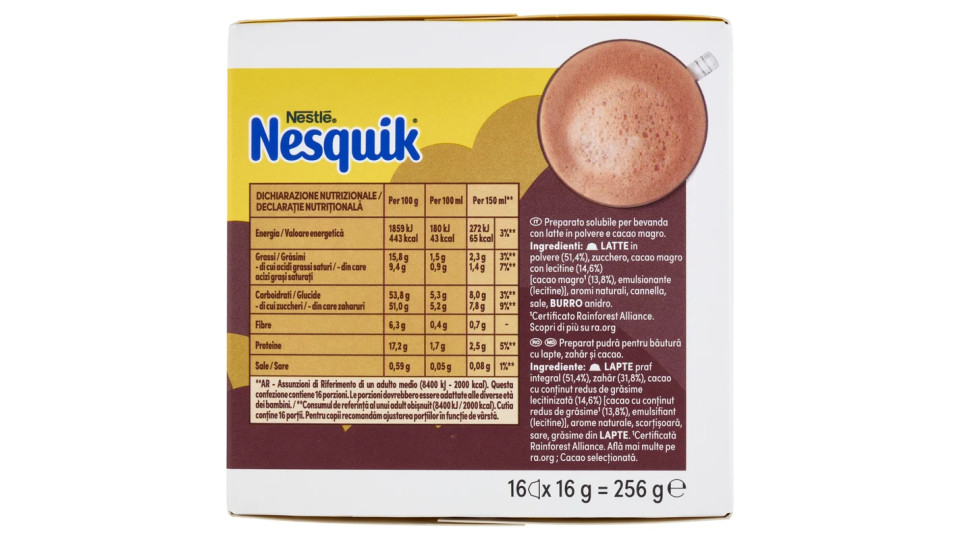 NESCAFÉ DOLCE GUSTO NESQUIK  Bevanda al gusto di cioccolato