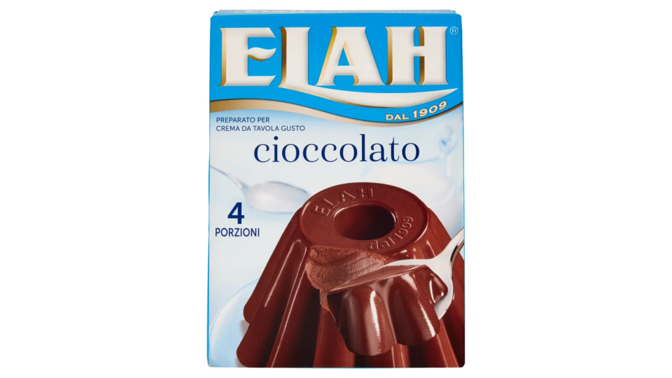 Elah - Preparato per Crema da Tavola, Gusto Cioccolato