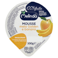 Melinda Mousse mela Golden e banana 2 x 100 g
