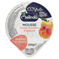 Melinda Mousse mela Golden e pesca 2 x 100 g