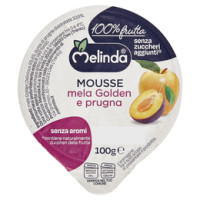 Melinda Più che Mela! Mousse di Golden Delicious e Prugna con Pezzi di Prugna 2 x 100 g