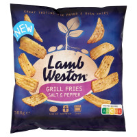 Lamb Weston Grill Fries Salt & Pepper 500 g