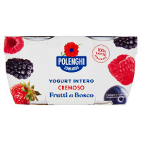 Polenghi Lombardo Yogurt Intero Cremoso Frutti di Bosco 2 x 125 g