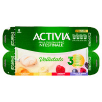 Activia Frutta Vellutato 2 Banana - 2 Frutti di bosco - 2 Fragola - 2 Albicocca