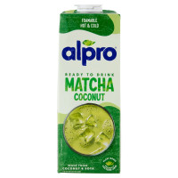 ALPRO Matcha Pronto da Bere, Bevanda di Soia con Cocco 100% Vegetale, Senza Lattosio, No Glutine,1L
