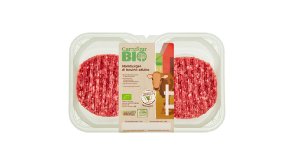 Hamburger di Bovino Adulto BIO 
