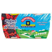 Centrale del Latte di Torino Tapporosso Yogurt Intero Frutti di Bosco