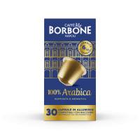 Caffè Borbone Capsule compatibili sistema Nespresso Alluminio - Miscela 100% Arabica - 30 capsule