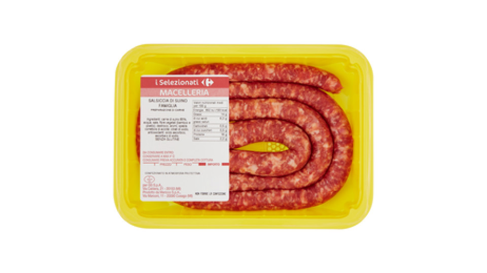 Salsiccia di suino confezione famiglia