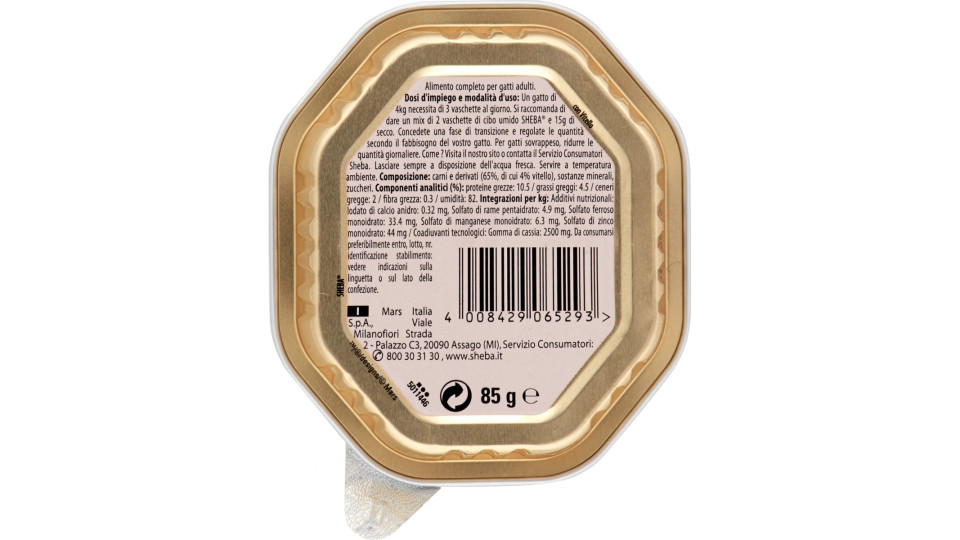 Sheba pate vitello