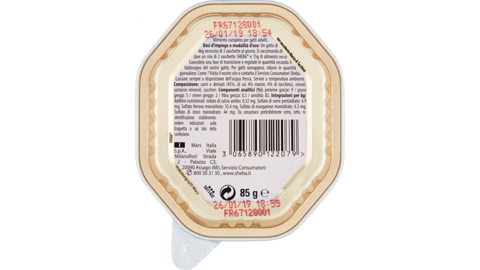 Sheba Selezione in Salsa con succulento Manzo & Tacchino