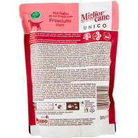 Migliorcane Unico Patè rustico per cani > di 8 kg 100% Prosciutto