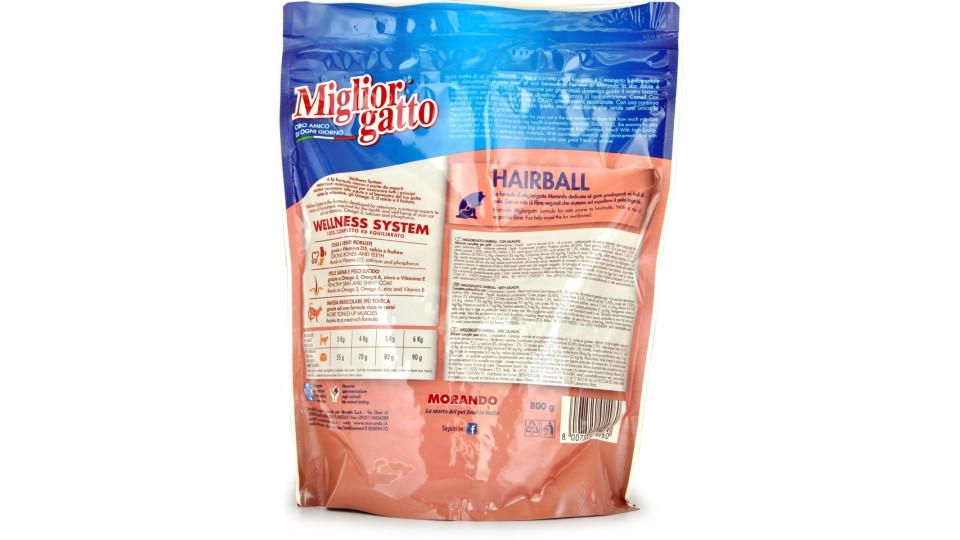 Migliorgatto Hairball Croccantini con Salmone