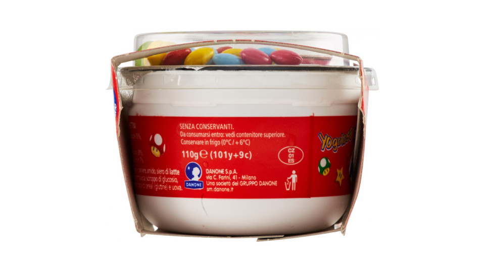 Danone Yogoloso Yogurt con Fragola frullata Super Mario