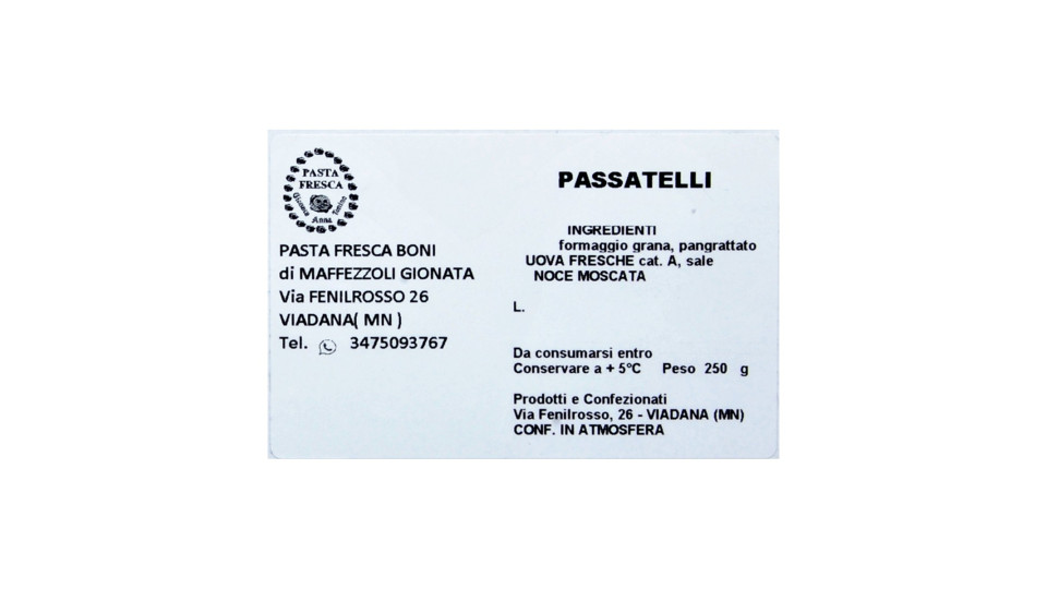 Boni passatelli