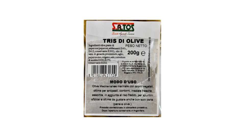 Satos tris di olive