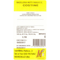 Costine di maiale Macelleria Mutti