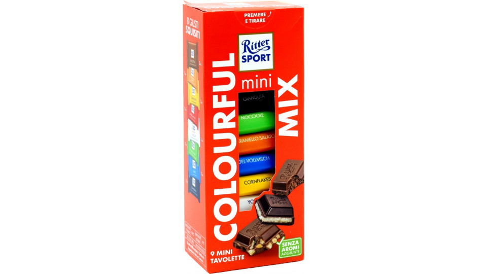Ritter Sport Mini Tower Colourful Variety 150g