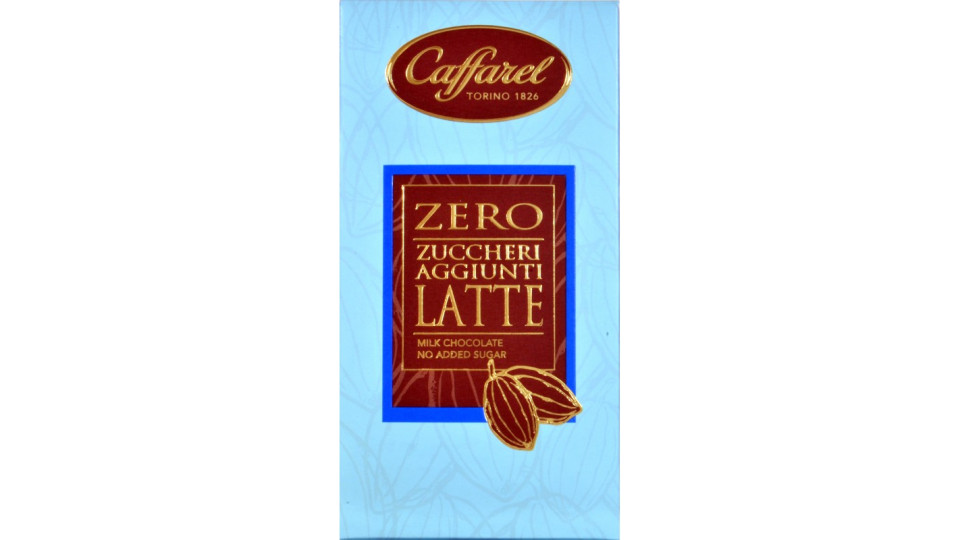 Caffarel Tavoletta al Latte Senza Zucchero 100g
