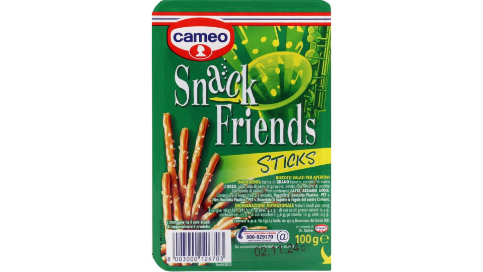 Cameo Snack Friends Sticks 100 g
