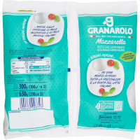 Granarolo Mozzarella Fatta con Latte Fresco Alta Qualità 100% Italiano 3 x