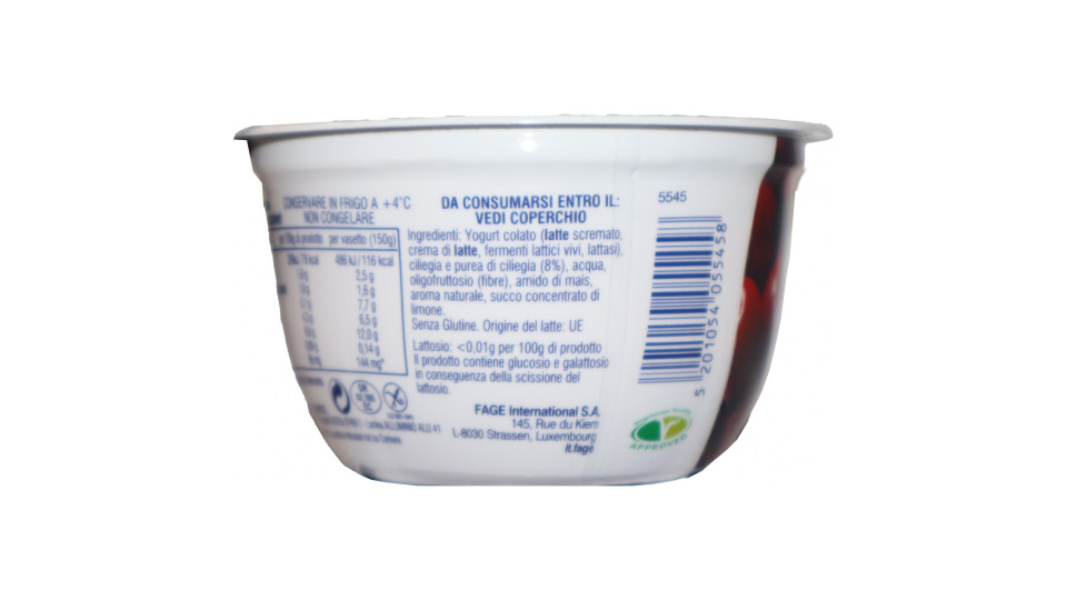 Fage yogurt ciliegia