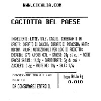 Caciotta bel paese