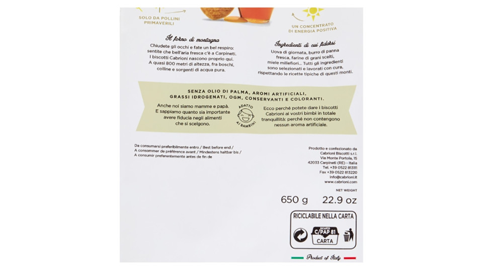 BISCOTTI PRIMI AMORI