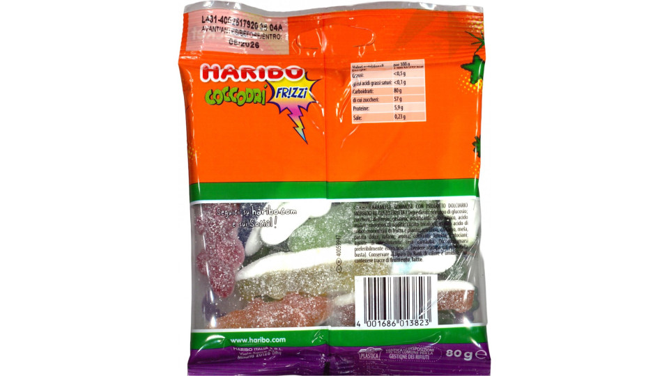 HARIBO COCCODRI' FRIZZI