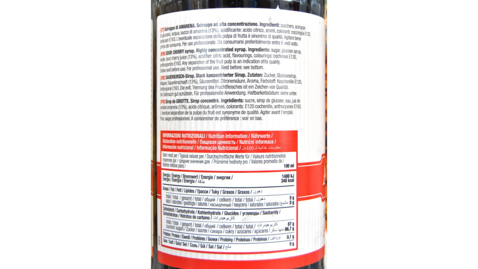 DRINK AMARENA ZERO TOSCHI CL.56