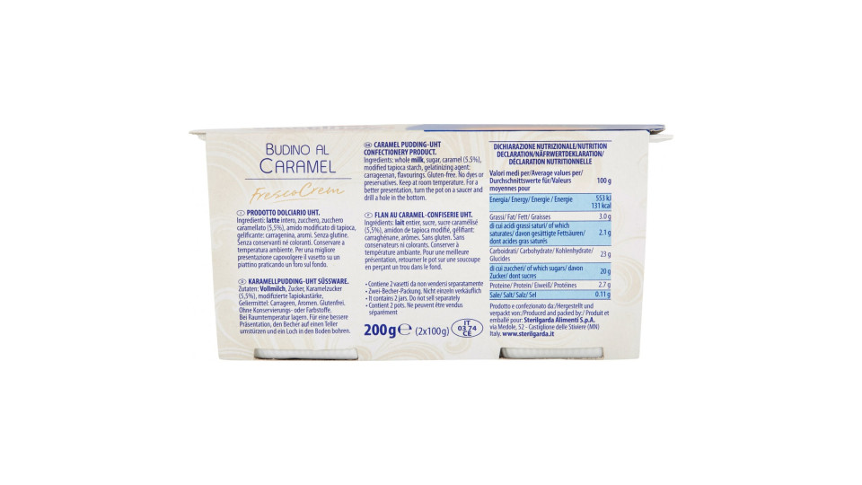 Frescocrem Budino al Caramel 2 x 100 g
