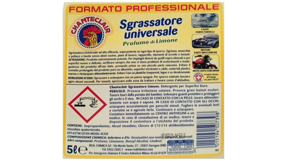 SGRASSATORE LIMONE 700ML