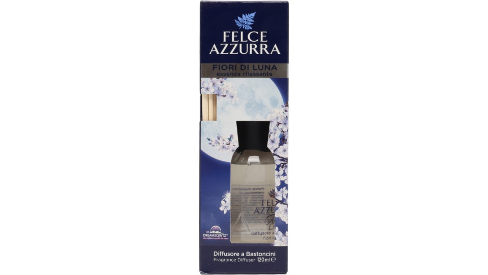 DEODORANTE AMBIENTE DIFFUSORE BASTONCINI FIORI DI LUNA 120ML
