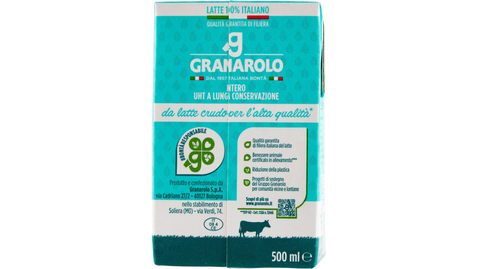 Granarolo latte intero uht