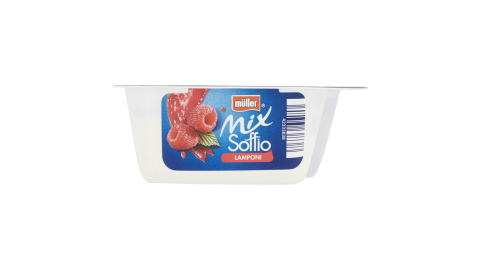 Mix Soffio Mousse di Bianco con Lamponi