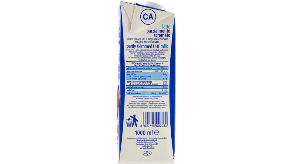 Sterilgarda latte microfiltrato parzialmente scremato
