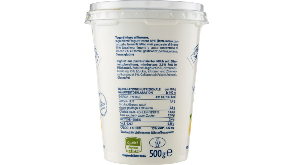 YOGURT LIMONE