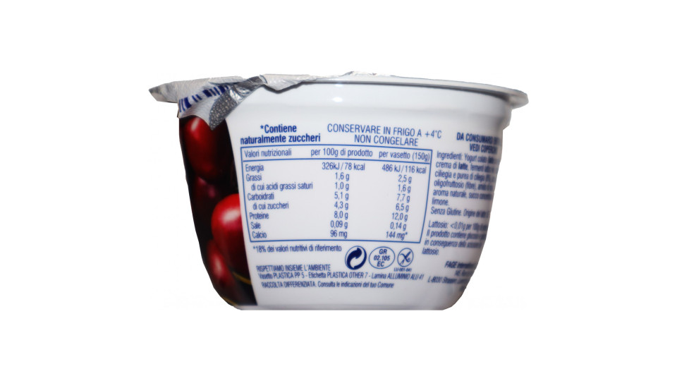 Fage yogurt ciliegia