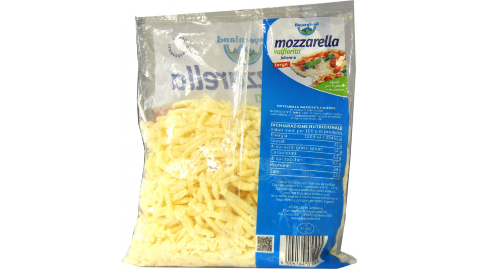 Mozzarella Valfiorita Julienne 1kg