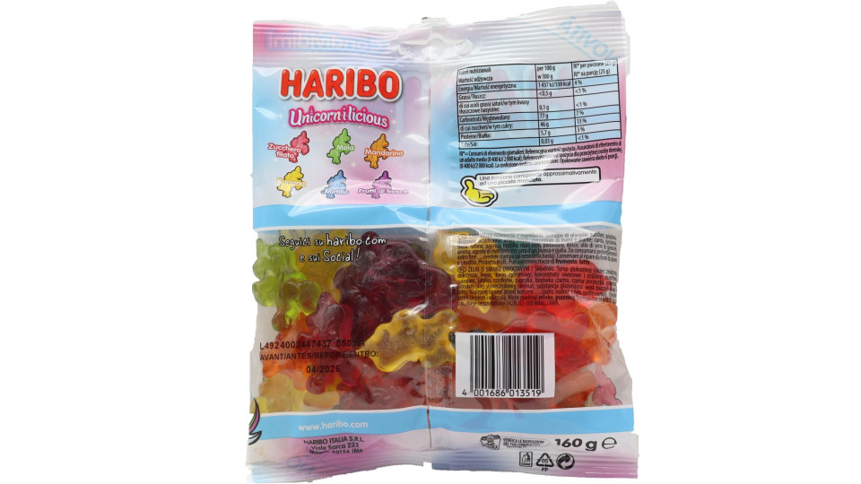 Haribo Unicorn-i-licious 160 g