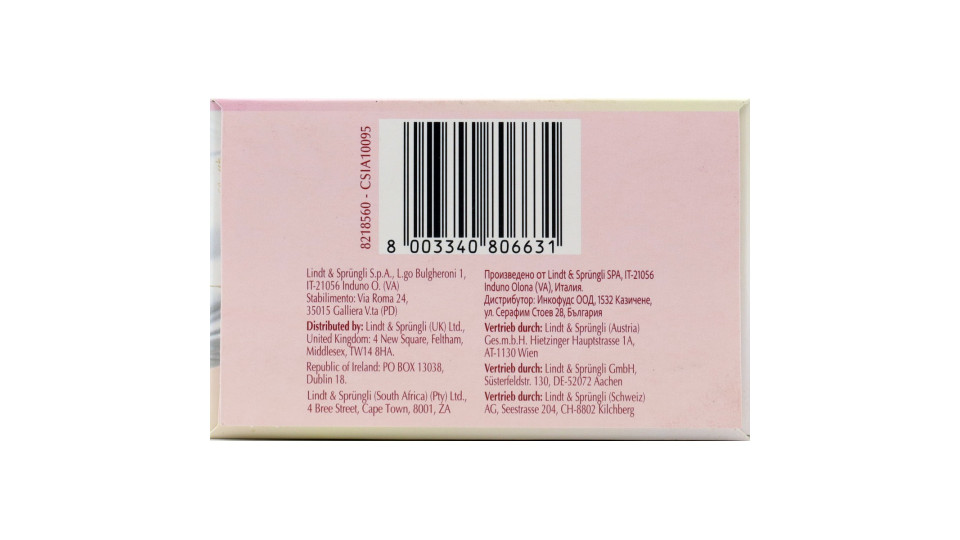 Lindt choco wafer astuccio cioccolato fondente 130 g