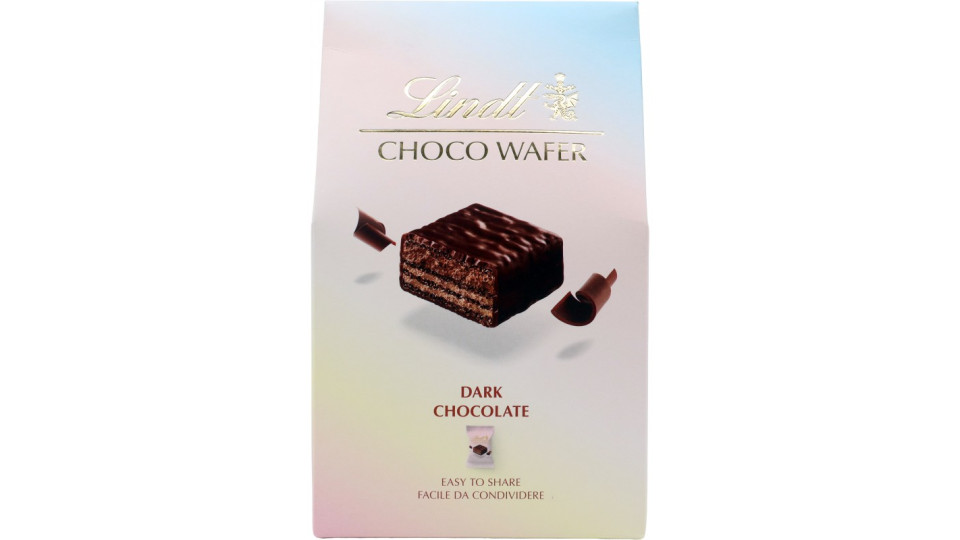 Lindt choco wafer astuccio cioccolato fondente 130 g