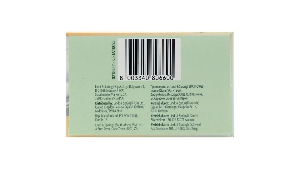 Lindt choco wafer astuccio cioccolato latte nocciola 135 g