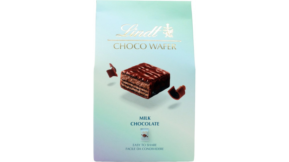 Lindt Choco Wafer confezioni cioccolatini wafer e cioccolato latte 130 g