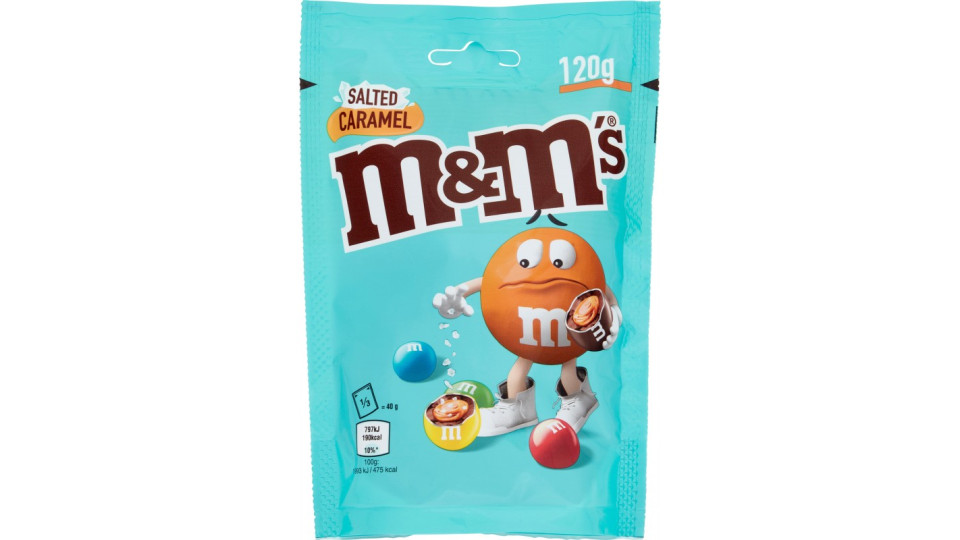 M&M's Confetti al Cioccolato con Caramello Salato 120 g